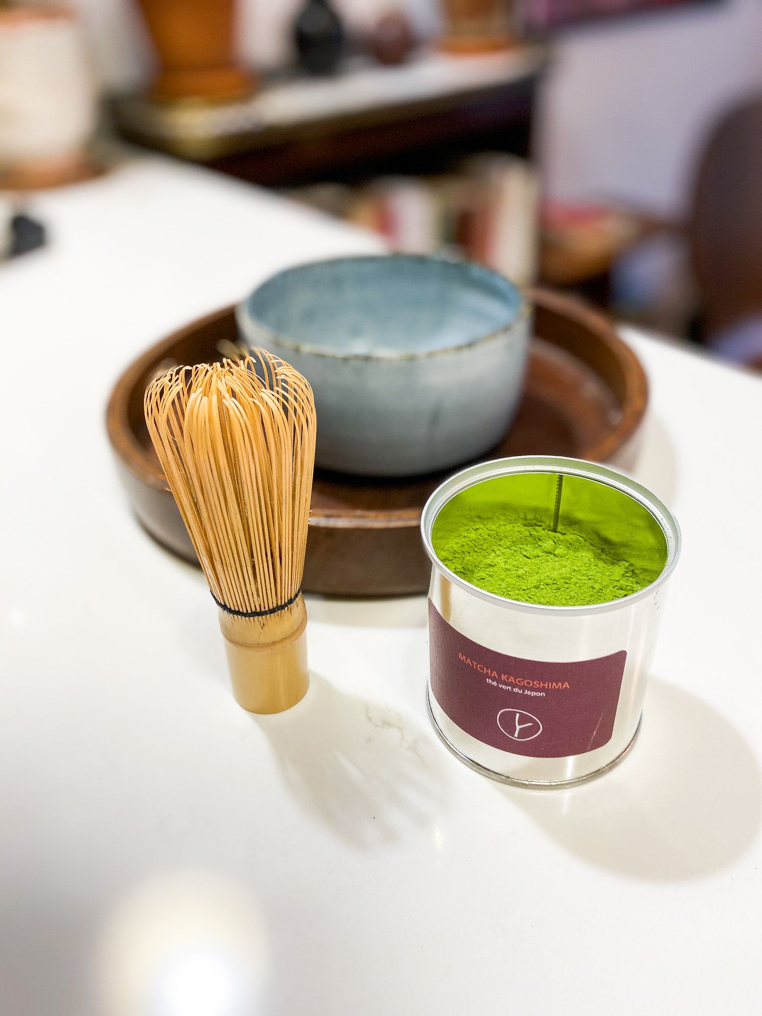 the matcha préparation